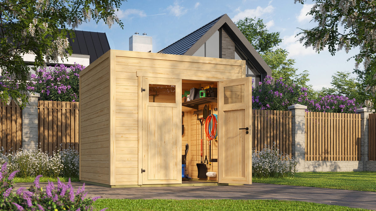 weka Gartenhaus BATU 2, 250 x 257,5 cm, 28 mm