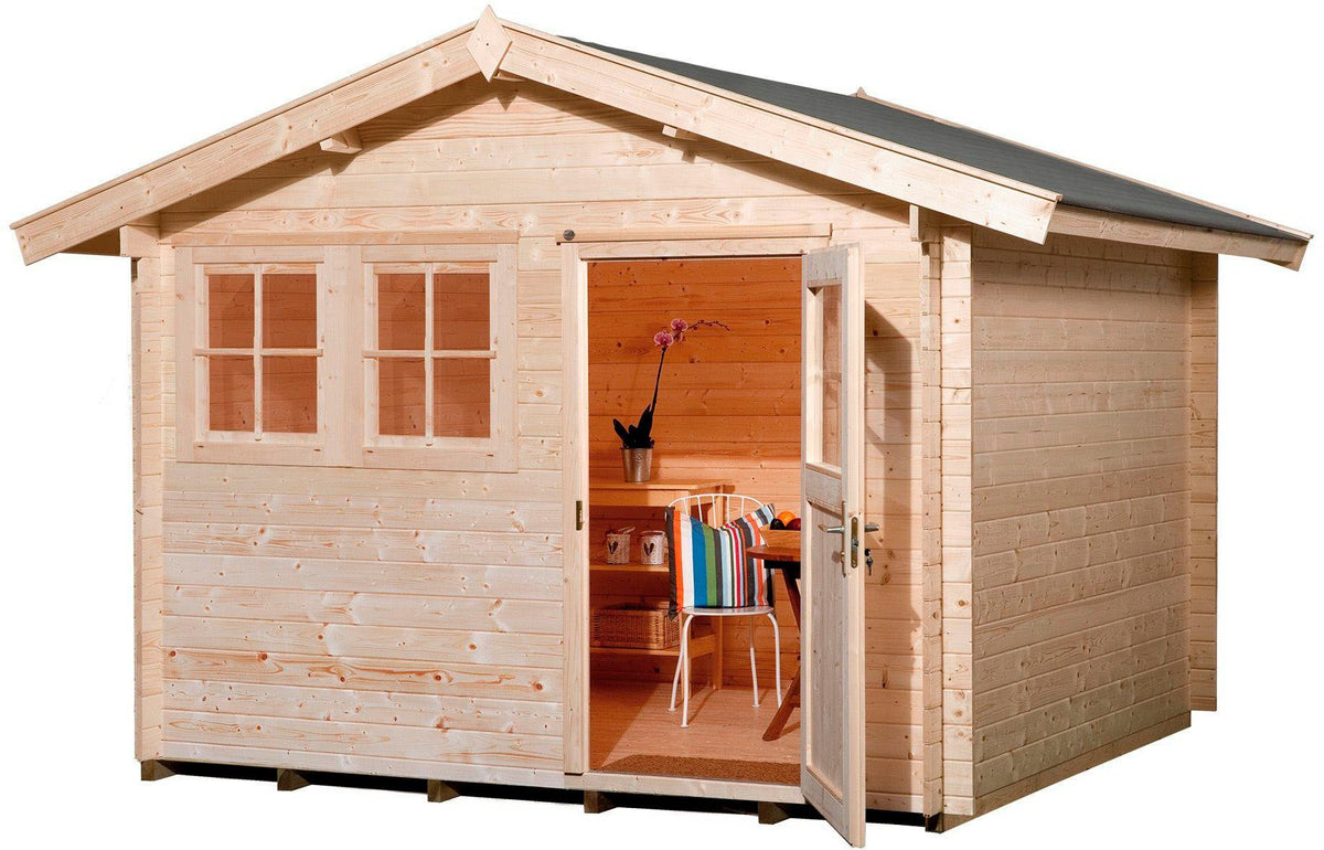 weka Gartenhaus 139 Gr.3, 380 x 414 cm, 45 mm – Ansicht 2