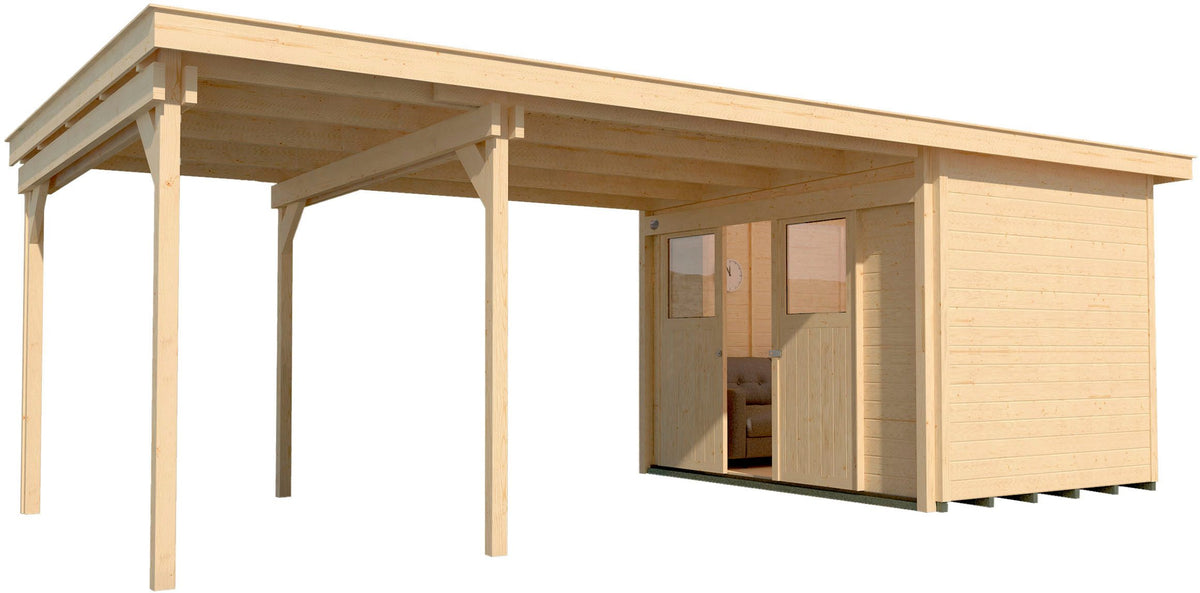 weka Gartenhaus 225 B Gr.2, 768 x 336 cm – Ansicht 2