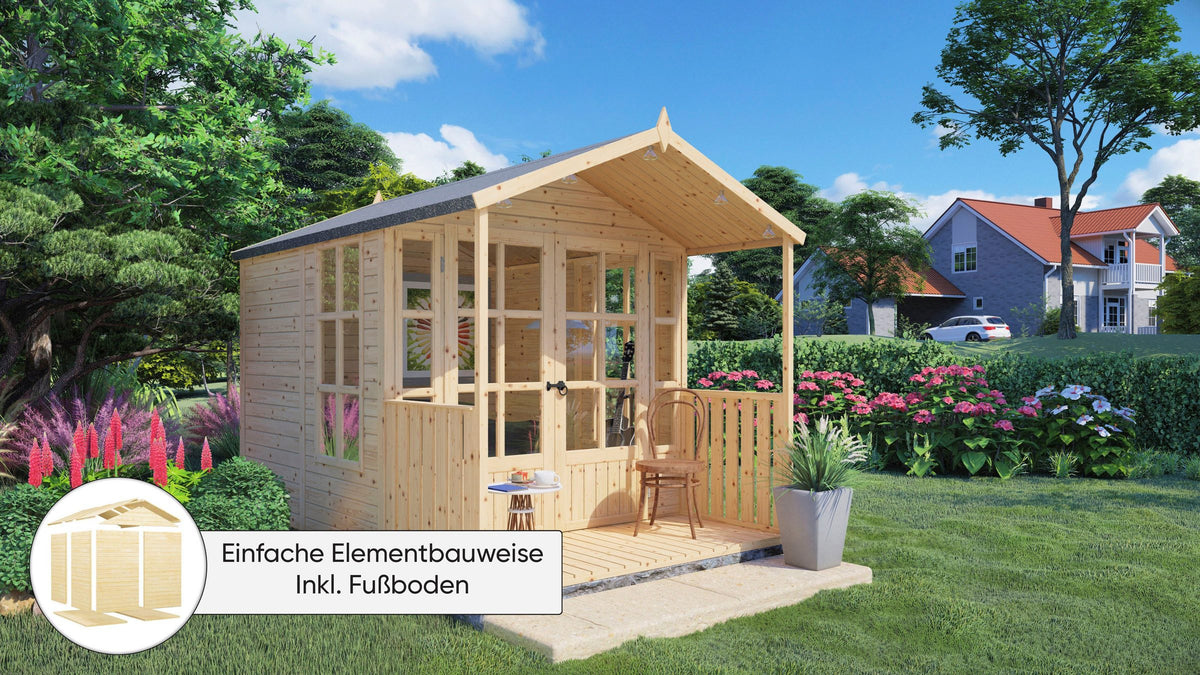 BERTILO Gartenhaus Salisbury, 214 x 305 cm, mit Fußboden