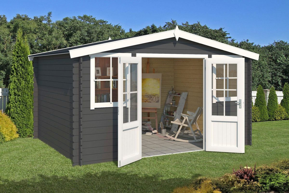 LASITA MAJA Gartenhaus Dallas, 411 x 312 cm, 28 mm