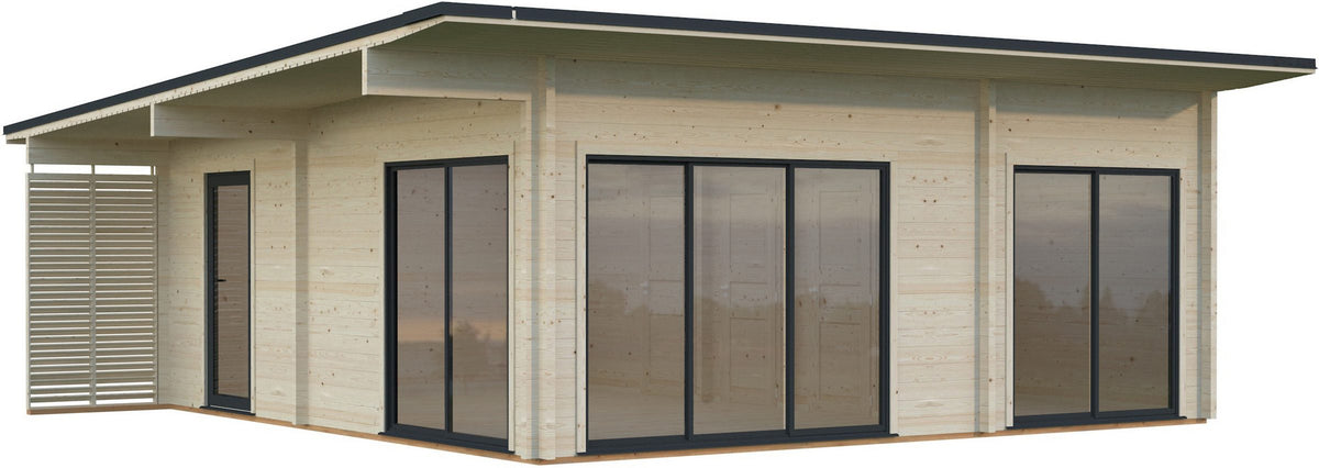 Palmako Gartenhaus Cecilia, 818 x 827 cm – Ansicht 2
