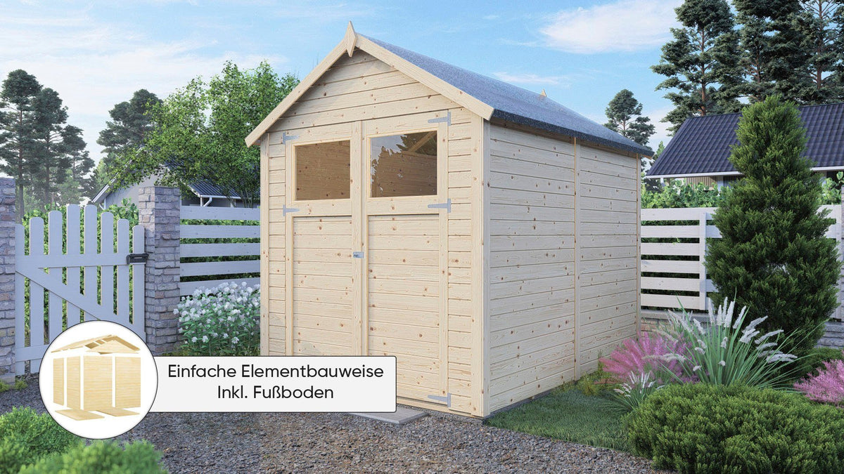 KONIFERA Gartenhaus Sylt 3, 202 x 252 cm, mit Fußboden
