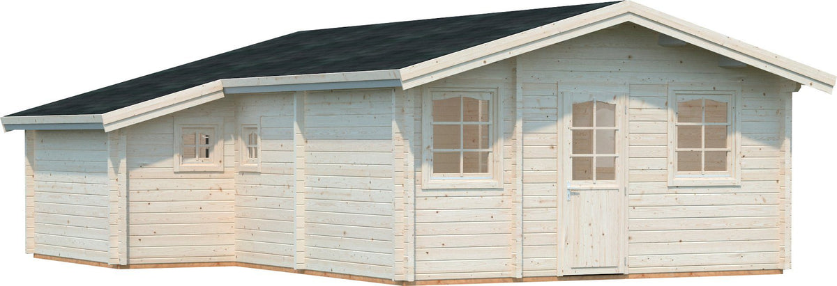 Palmako Ferienhaus E_mily, 660 x 780 cm, mit Fußboden – Ansicht 2