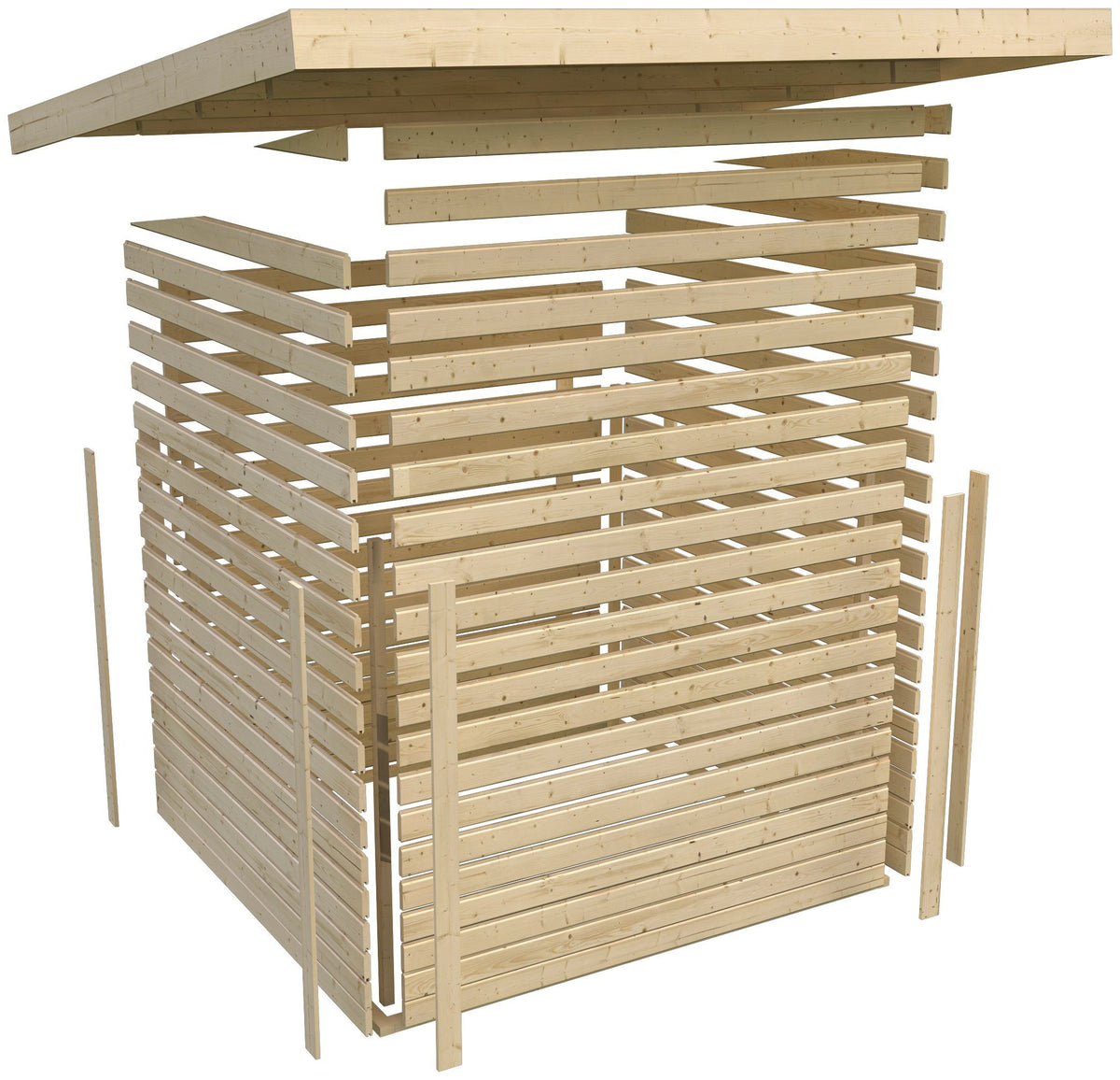 Karibu Gartenhaus Mühlentrup 2, 430 x 308 cm – Ansicht 2