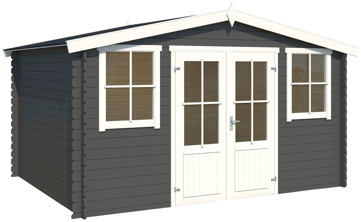 LASITA MAJA Gartenhaus Dallas, 411 x 312 cm, 28 mm – Ansicht 2