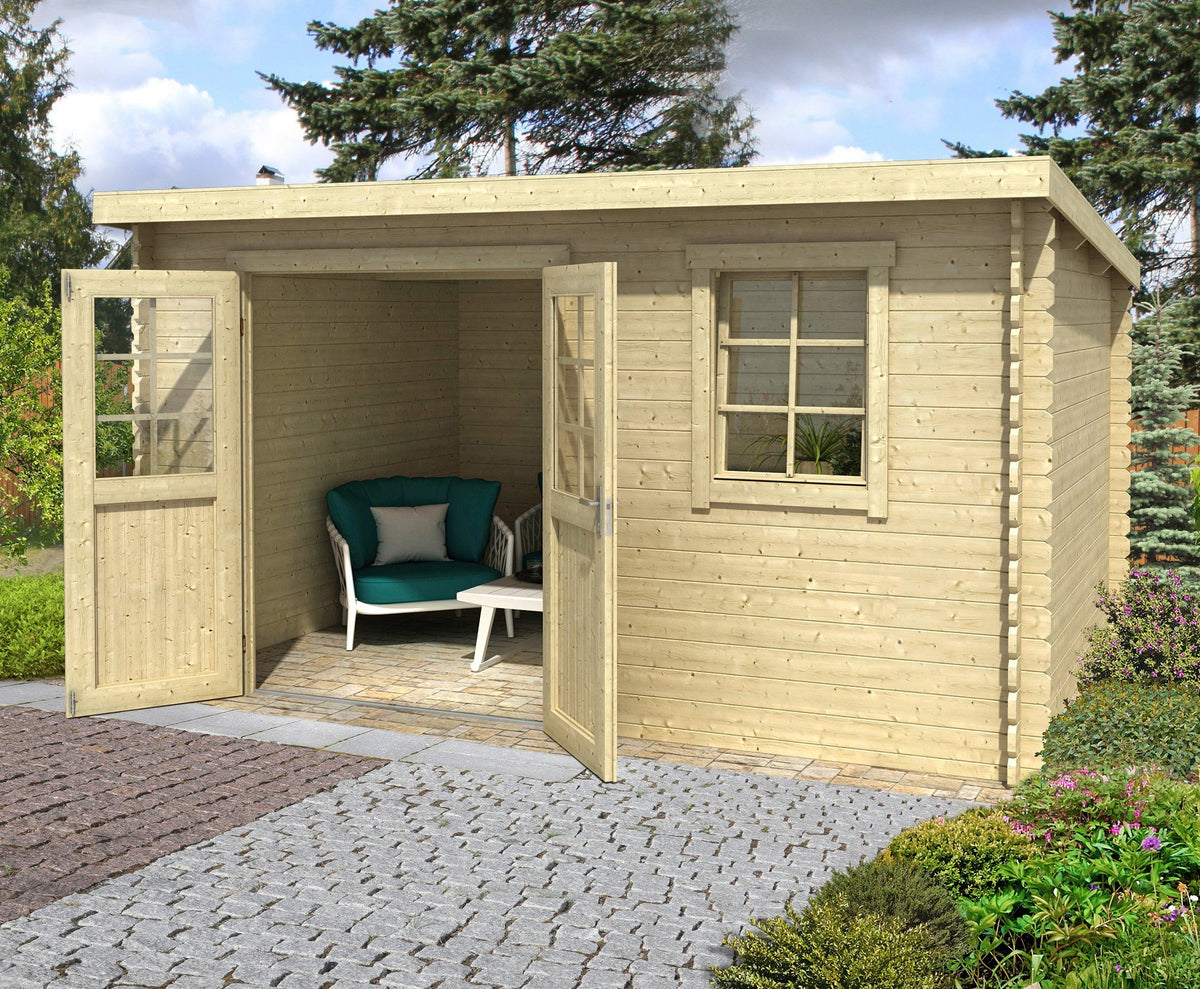 LASITA MAJA Gartenhaus Amira 275, 400 x 314 cm, 28 mm