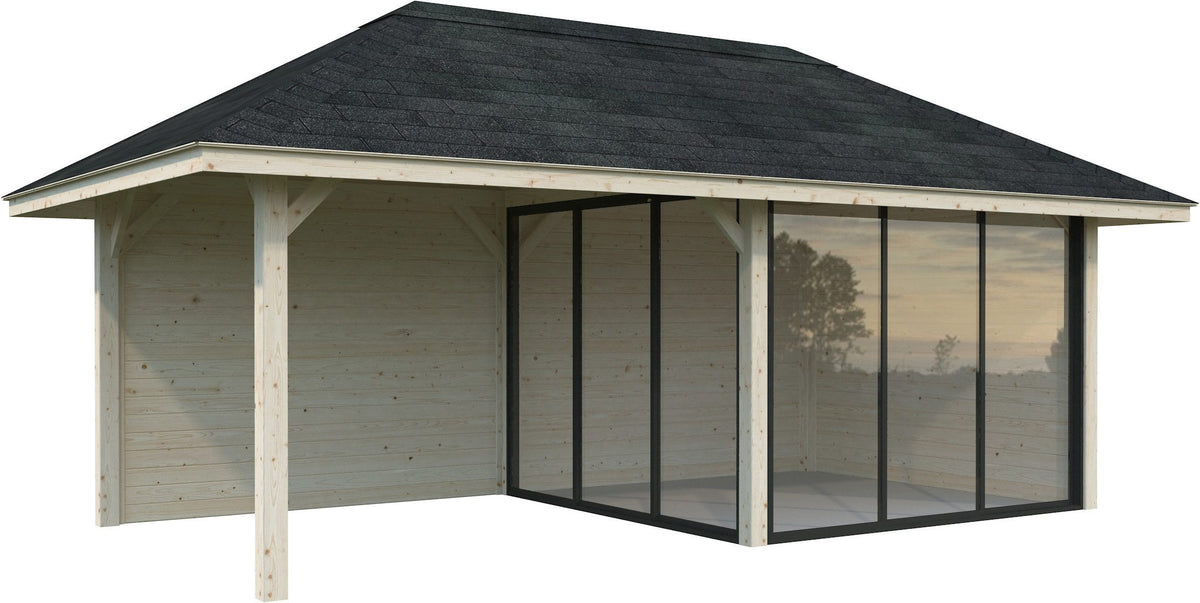 Palmako Gartenhaus Bianca, 672 x 384 cm – Ansicht 2