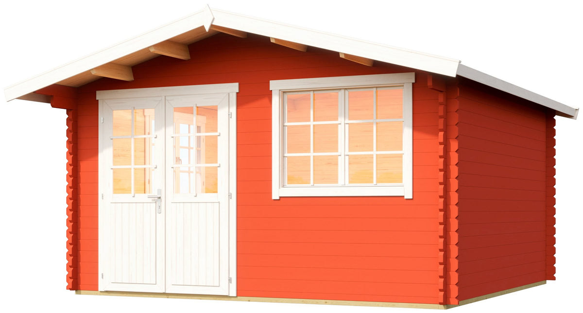 LASITA MAJA Gartenhaus Norderney 3, 444,6 x 480 cm, 40 mm, mit Fußboden – Ansicht 2