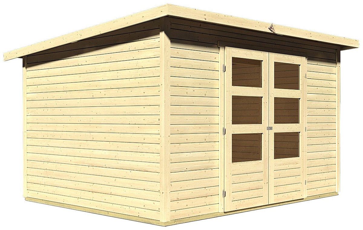 Karibu Gartenhaus Stockach 5, 330 x 282 cm – Ansicht 2