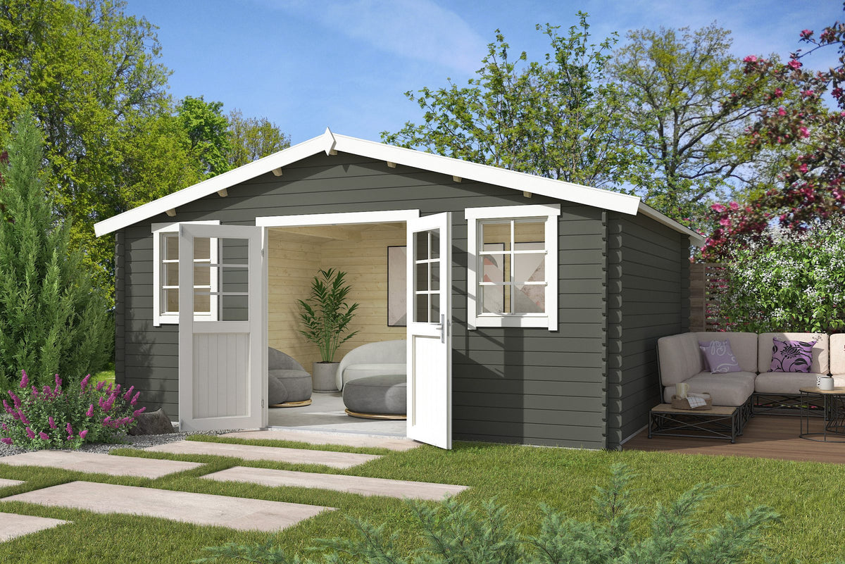 Nordic Holz Gartenhaus Udo 300, 522,4 x 320 cm