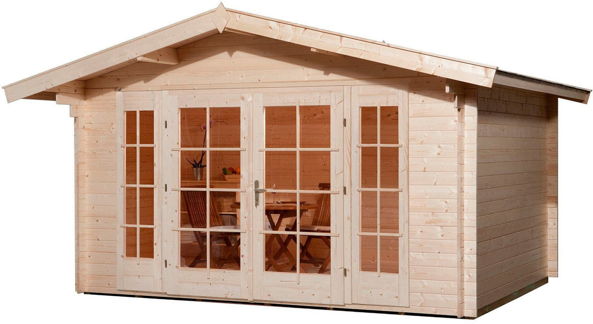 weka Gartenhaus Weekendhaus 137 Gr.1, 460 x 374 cm, 45 mm – Ansicht 2