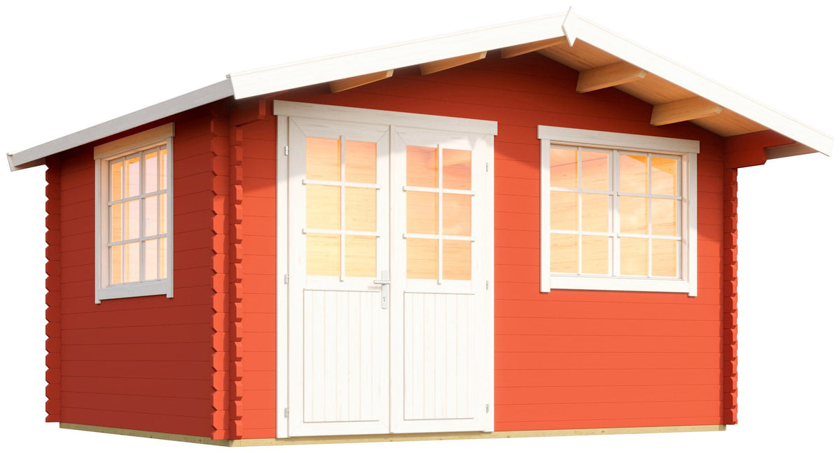 LASITA MAJA Gartenhaus Norderney 2, 444,6 x 390 cm, 40 mm, mit Fußboden – Ansicht 2