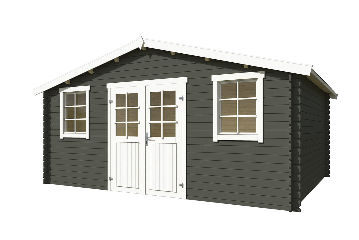Nordic Holz Gartenhaus Udo 380, 522,4 x 400 cm – Ansicht 2