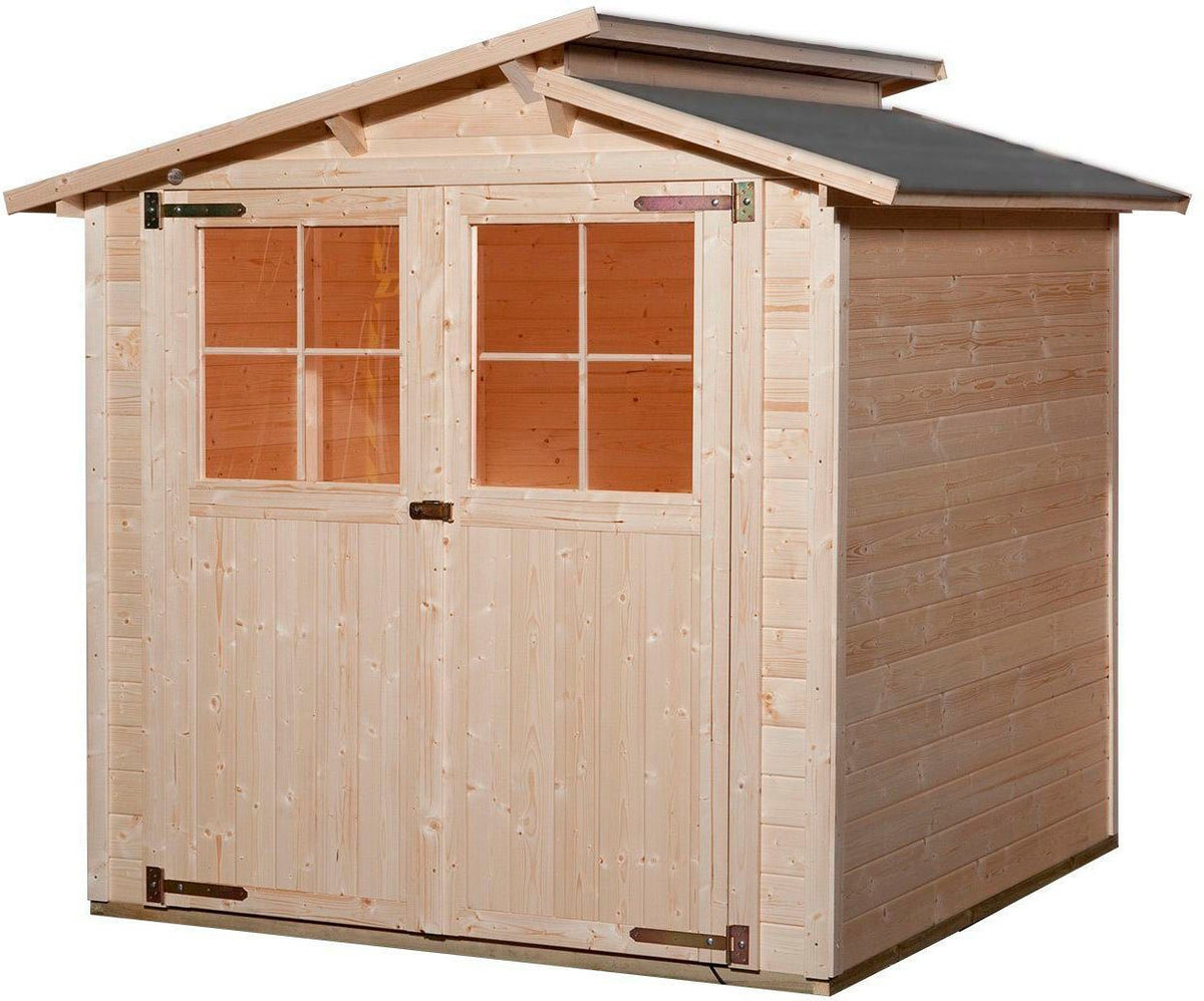 weka Gartenhaus 323 Gr.1, 225 x 171 cm, 19 mm – Ansicht 2