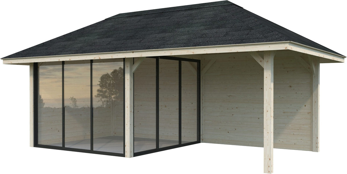 Palmako Gartenhaus Bianca, 672 x 384 cm – Ansicht 3