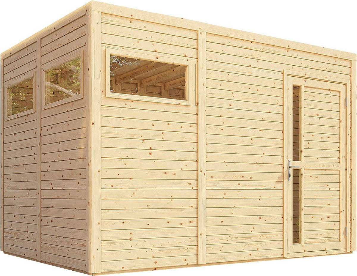 KONIFERA Gartenhaus Cubus 3, 337 x 240 cm, mit Fußboden – Ansicht 2
