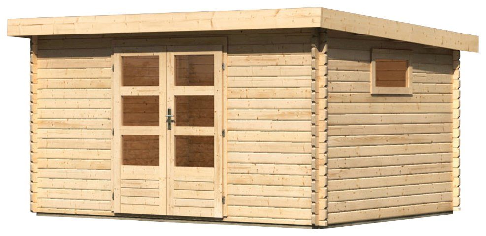 Karibu Gartenhaus Trittau 5, 406 x 333 cm, 40 mm – Ansicht 2