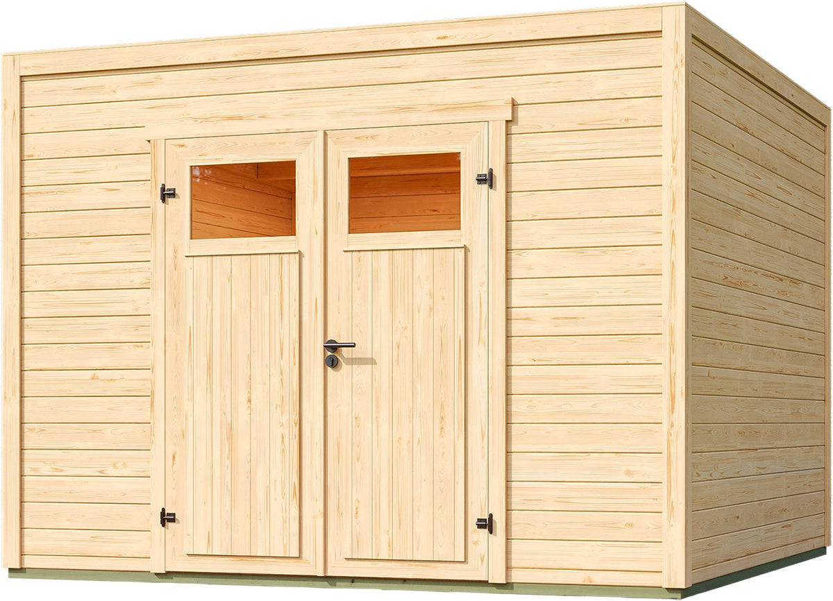 weka Gartenhaus Batu 3, 300 x 304,6 cm, 28 mm – Ansicht 2