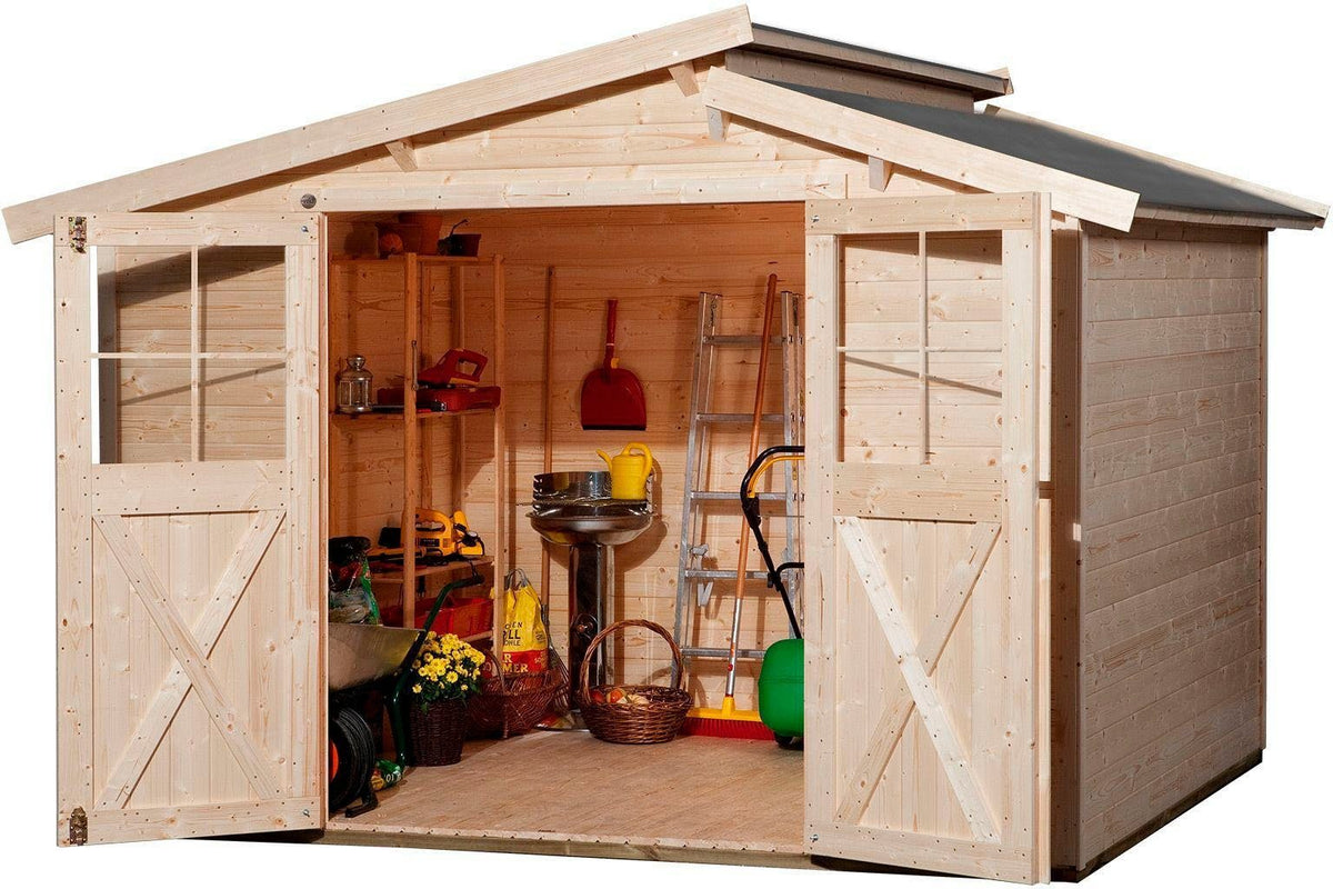 weka Gartenhaus 323 Gr.4, 330 x 273 cm, 19 mm – Ansicht 2