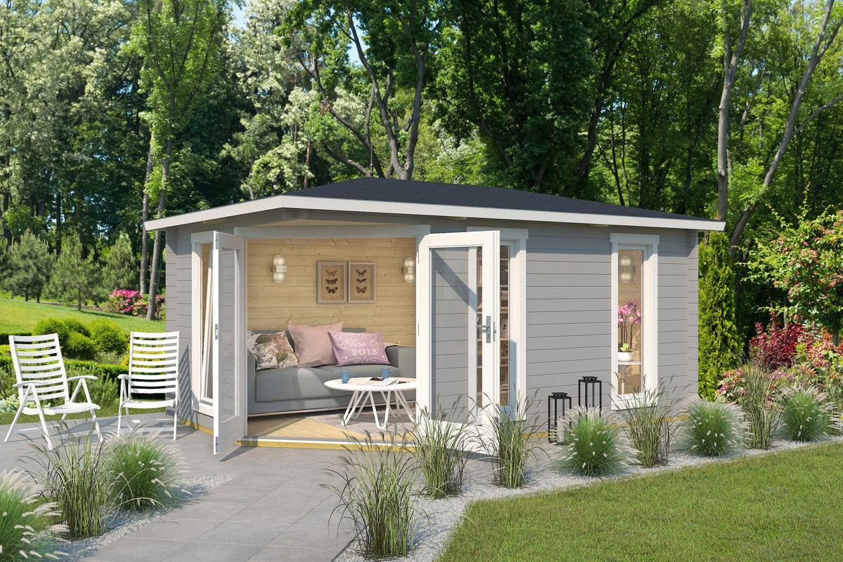 LASITA MAJA Gartenhaus EDINBURGH, 490 x 322 cm, mit Fußboden