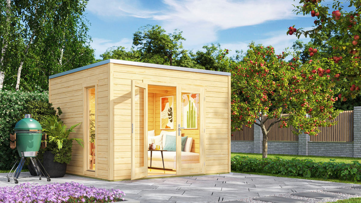 weka Gartenhaus Designhaus P285, 300 x 252 cm – Ansicht 2