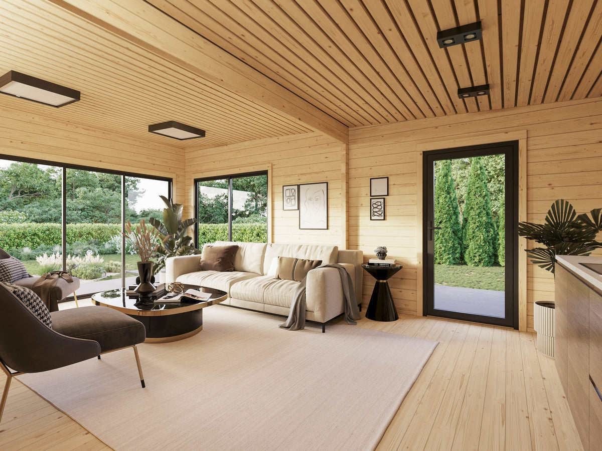 Palmako Gartenhaus Cecilia, 818 x 827 cm – Ansicht 3