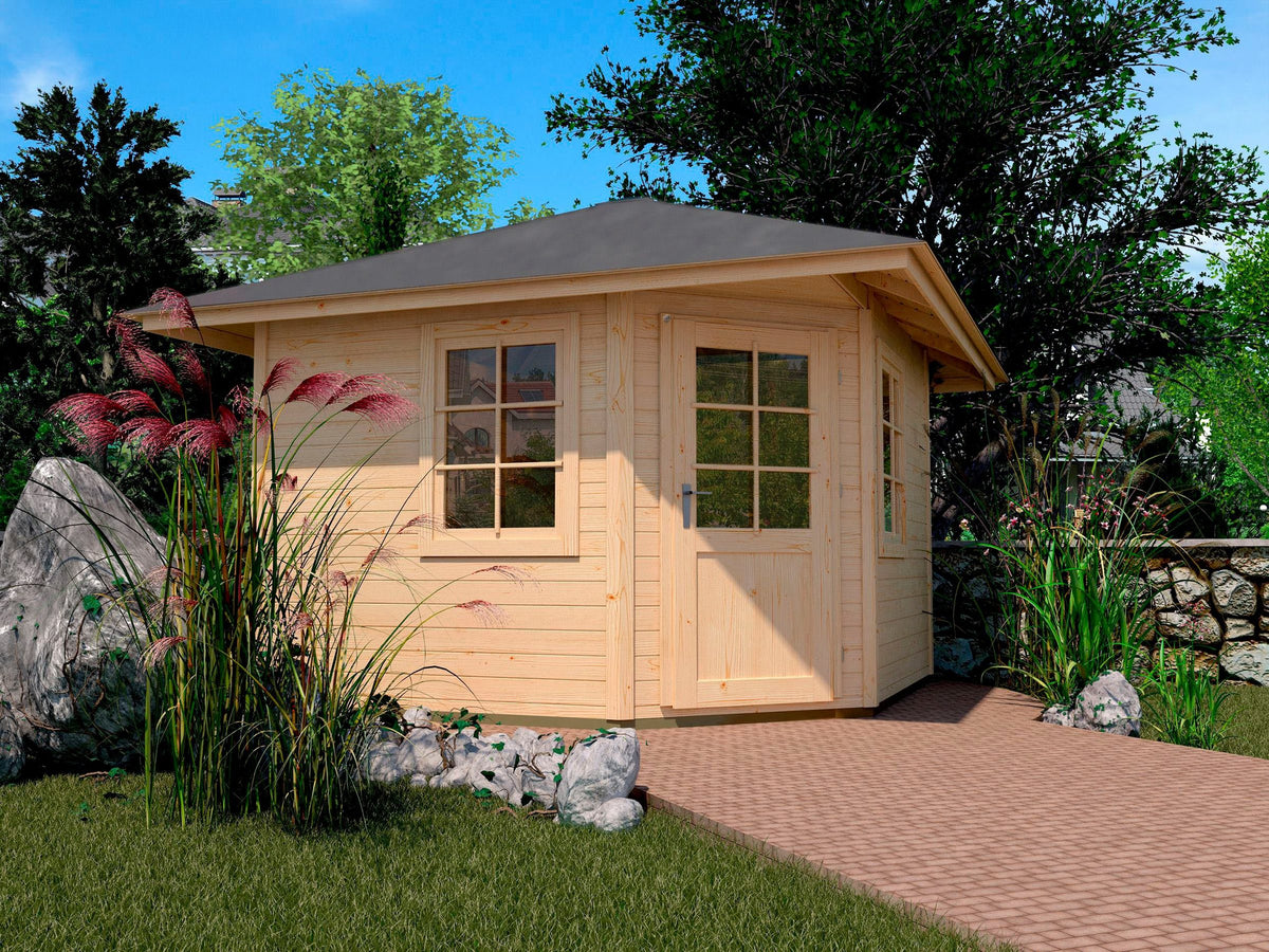 weka Gartenhaus 149 5-Eck Gr.2, 380 x 380 cm, 28 mm